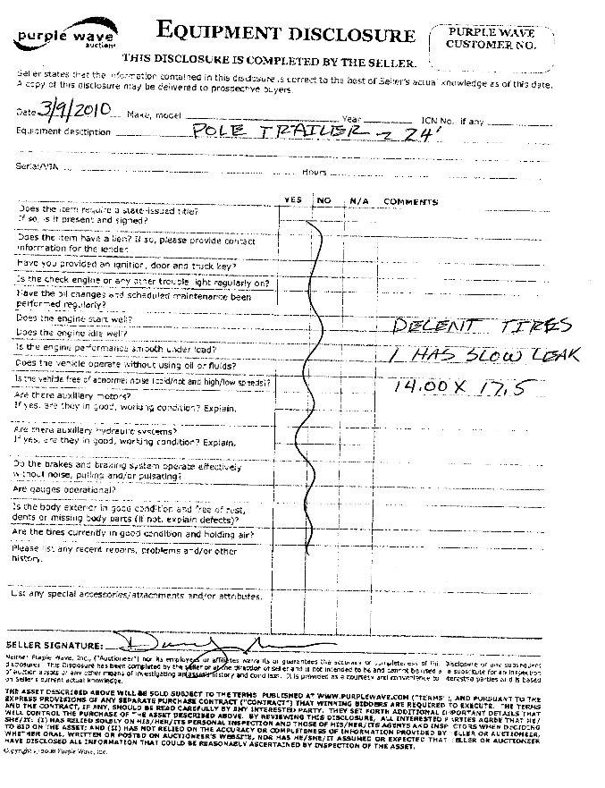 image for item 5683 Pole trailer