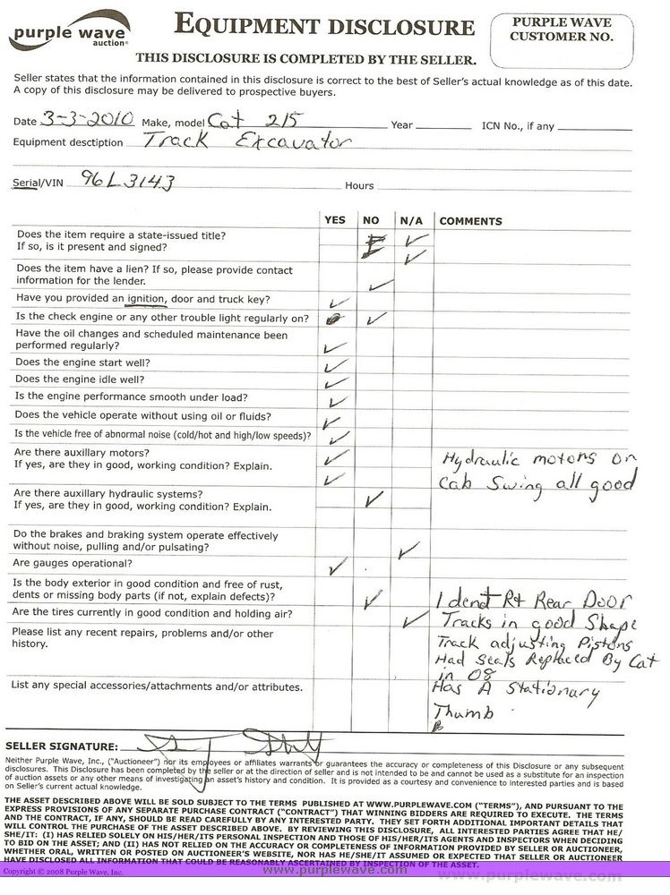image for item 6039 1980 Caterpillar 215 excavator