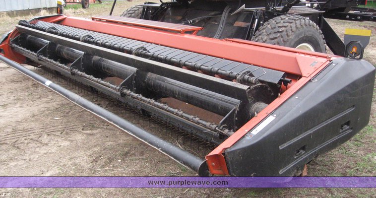 image for item 1450 2002 Hesston 8450 swather with 18' Header