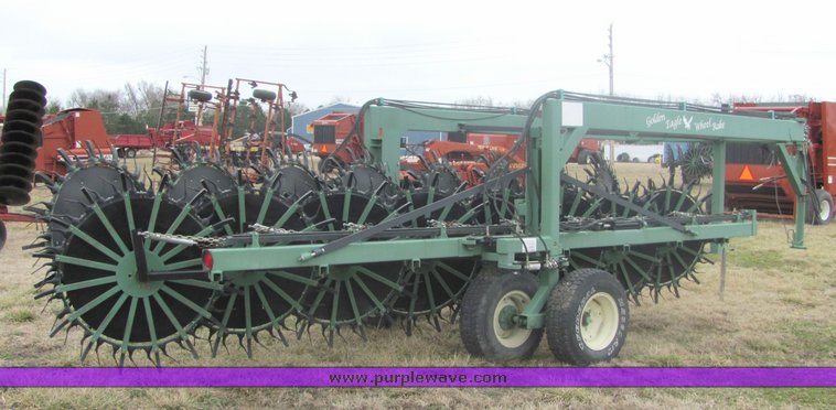 image for item 3217 1997 Golden Eagle 18 ft. wheel rake