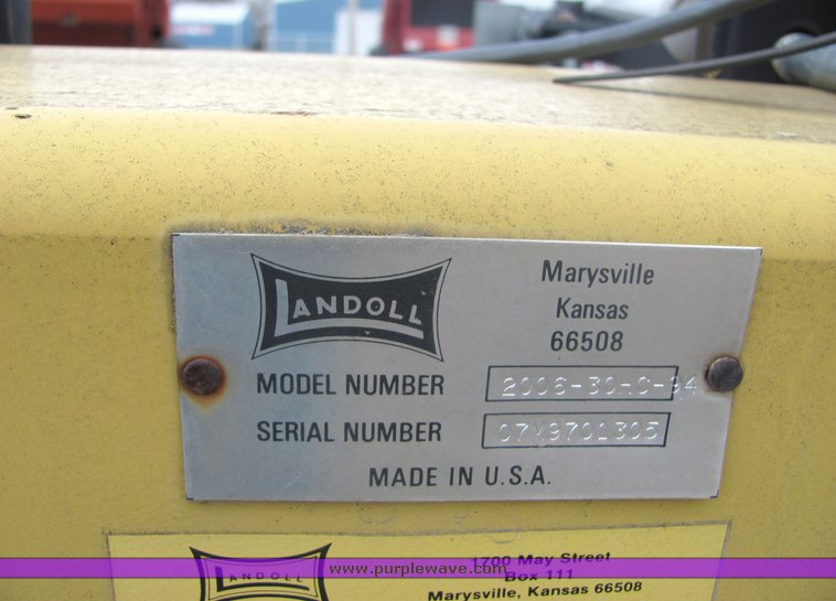 image for item 3227 Landoll 2000 16' field cultivator