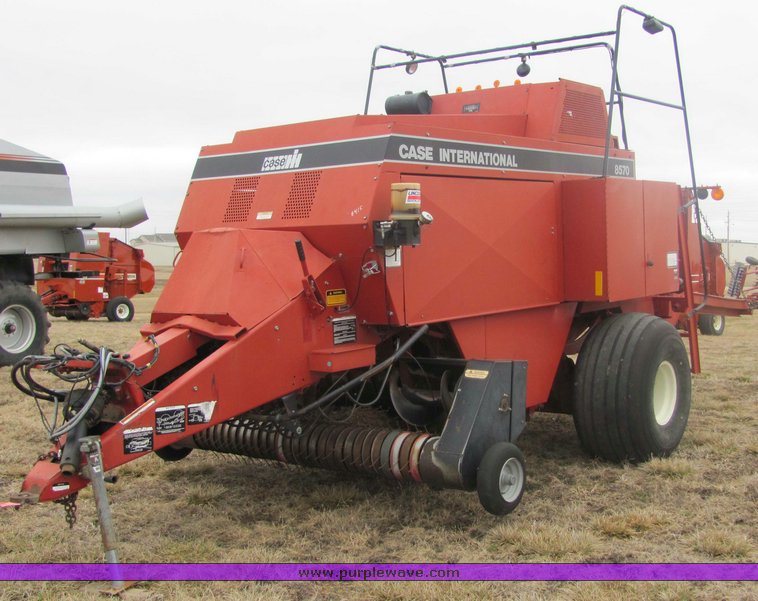 image for item 3232 Case 8570 3x3 large square baler