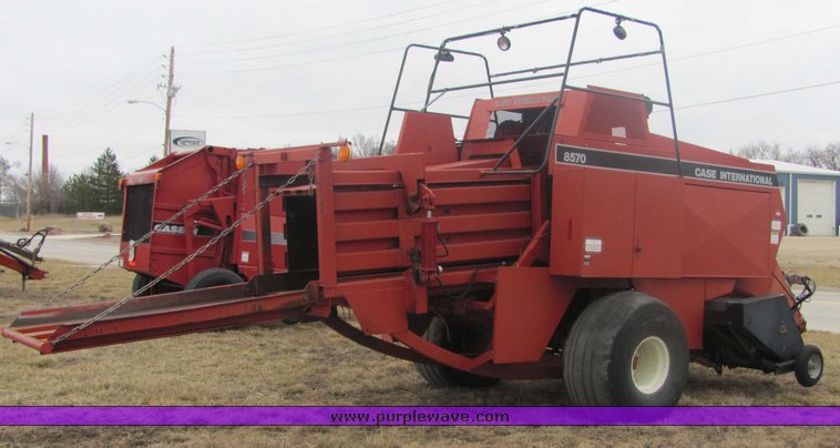 image for item 3232 Case 8570 3x3 large square baler
