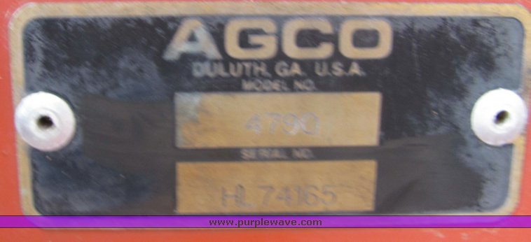 image for item 3234 2002 Hesston 4790 3x4 large square baler