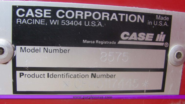 image for item 3442 Case 8575 silage special large square baler