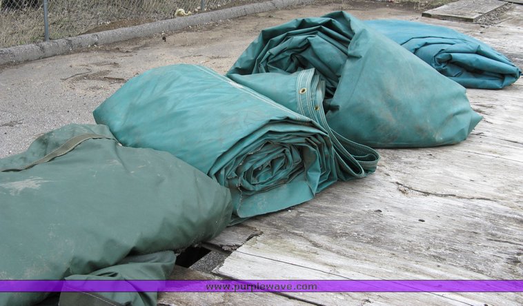 image for item 3544 (4) heavy duty tarps