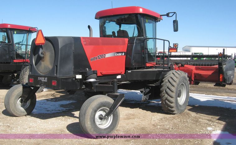 image for item 3924 2005 Case IH WDX1202 self propelled swather
