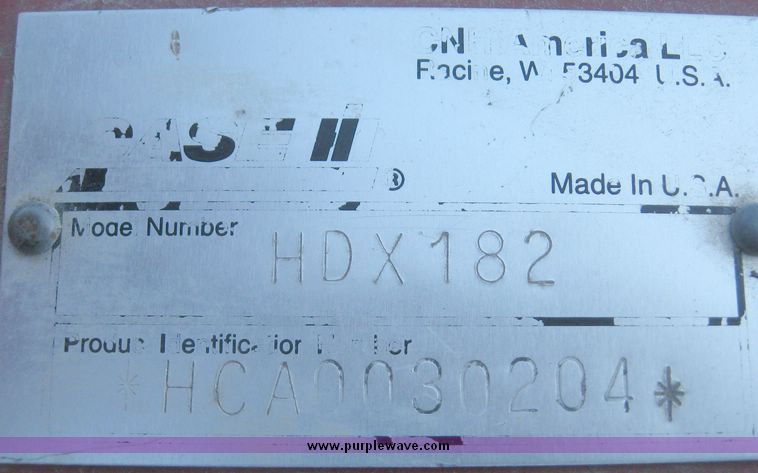 image for item 3924 2005 Case IH WDX1202 self propelled swather