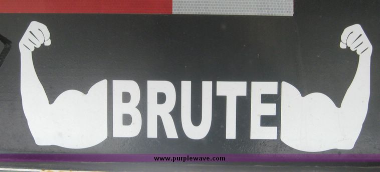 image for item 3937 2007 Brute flatbed gooseneck trailer