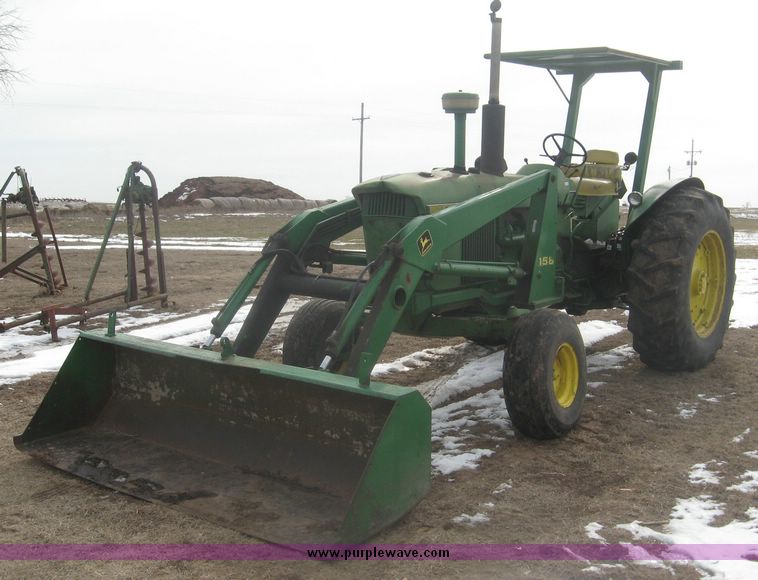 image for item 3938 John Deere 4010 tractor with John Deere 158 loader