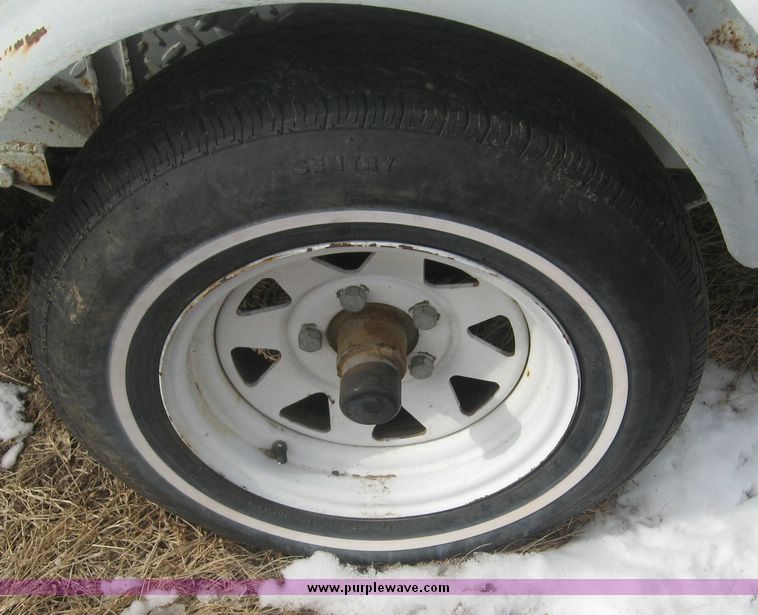 image for item 3942 Shop built tilt bed trailer