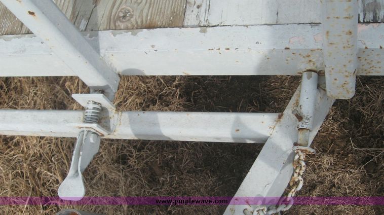 image for item 3942 Shop built tilt bed trailer