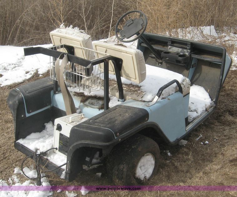 image for item 3943 EZ GO three wheeled electric golf cart