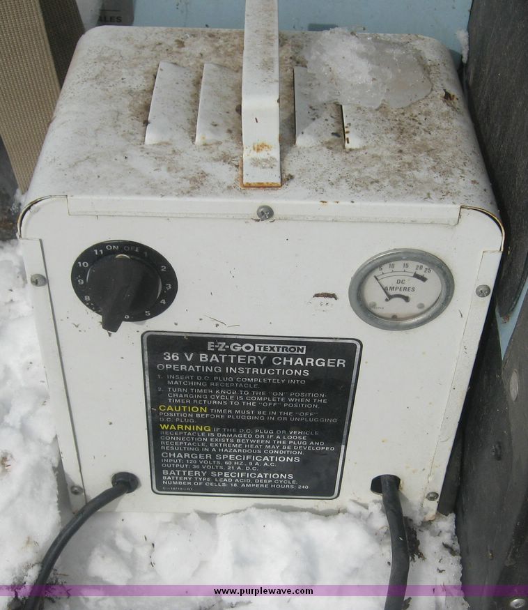 image for item 3943 EZ GO three wheeled electric golf cart