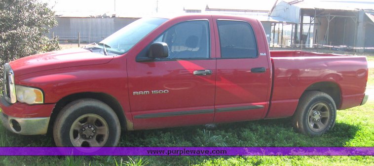 image for item 5665 2001 Dodge Ram 1500 quad cab SLT pickup
