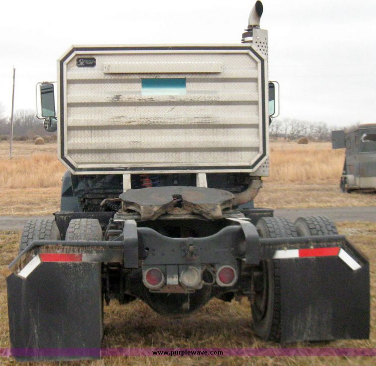 image for item 5681 1990 Ford L9000 single axle semi truck