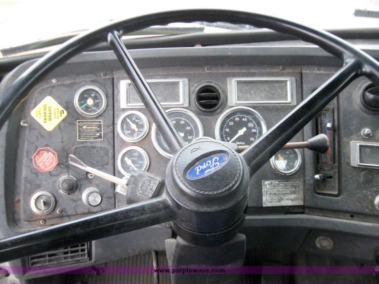 image for item 5681 1990 Ford L9000 single axle semi truck