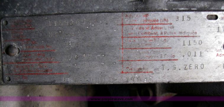 image for item 5681 1990 Ford L9000 single axle semi truck