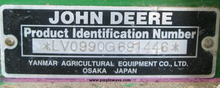 image for item 6800 2005 John Deere 990 MFWD tractor with John Deere 300CX loader