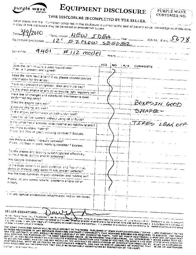 image for item 5678 New Idea 112 seeder