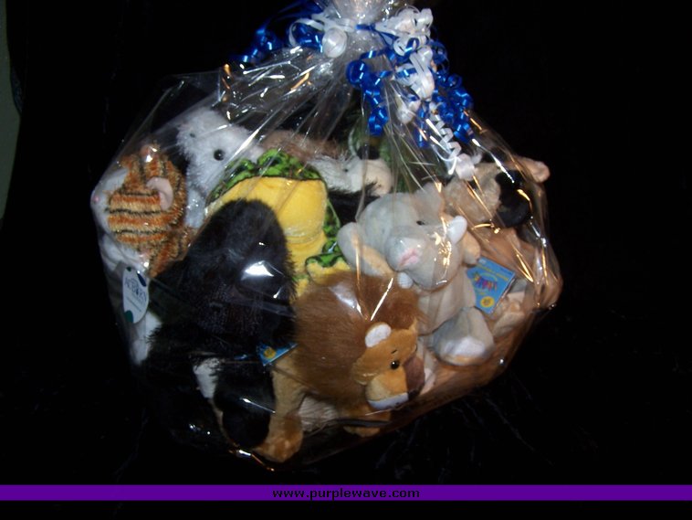 image for item 1020 Basket of twelve Webkinz