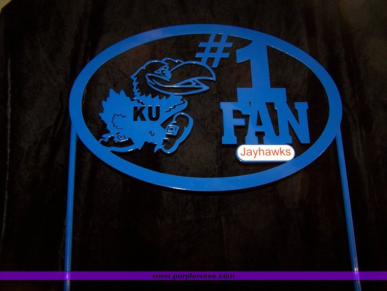 image for item 1042 KU Jayhawks yard sign
