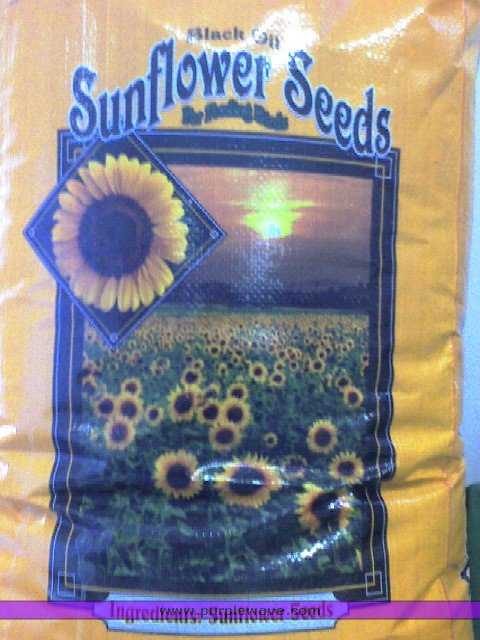 image for item 1082 50lb bag of Sunflower Seeds bird food
