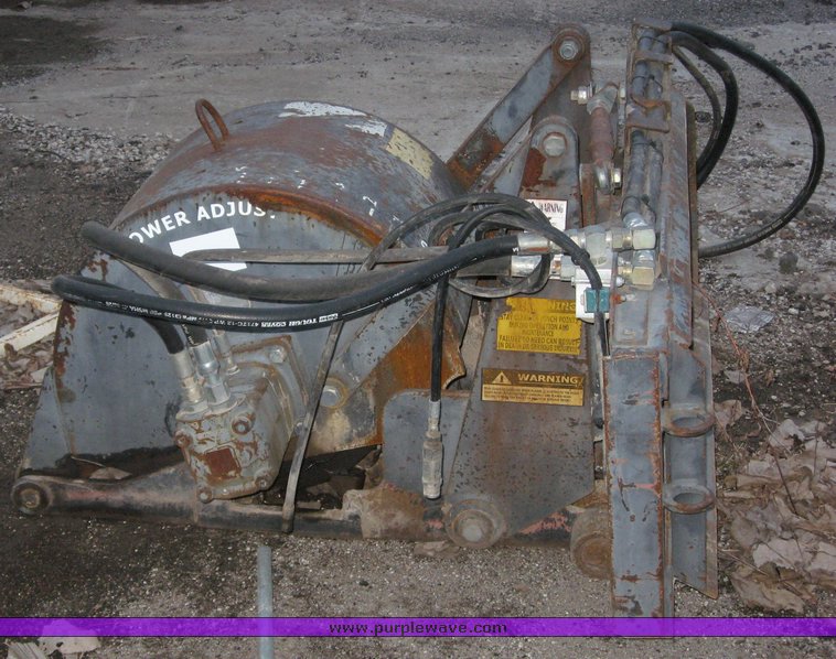 image for item 1021 2003 Universal APX450 mini-mill cold planer skid steer attachment