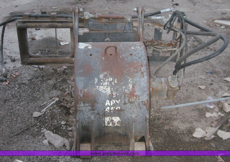 image for item 1021 2003 Universal APX450 mini-mill cold planer skid steer attachment