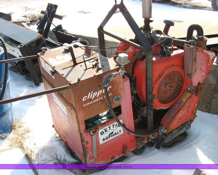 image for item 1022 Clipper C-656-KET walk behind concrete saw