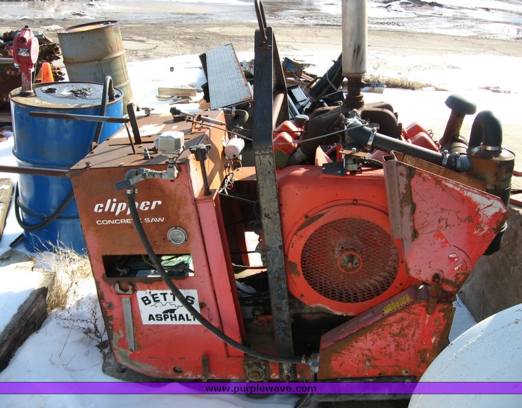 image for item 1022 Clipper C-656-KET walk behind concrete saw