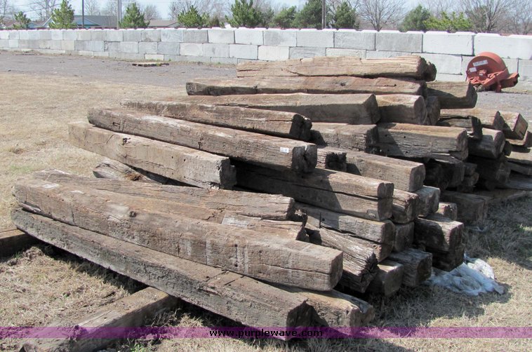 Approximately 70 8' railroad ties in Wichita, KS Item 3163 sold