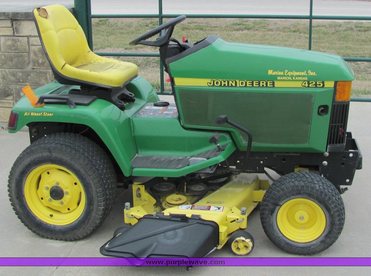 image for item 3319 John Deere 425 riding lawn mower