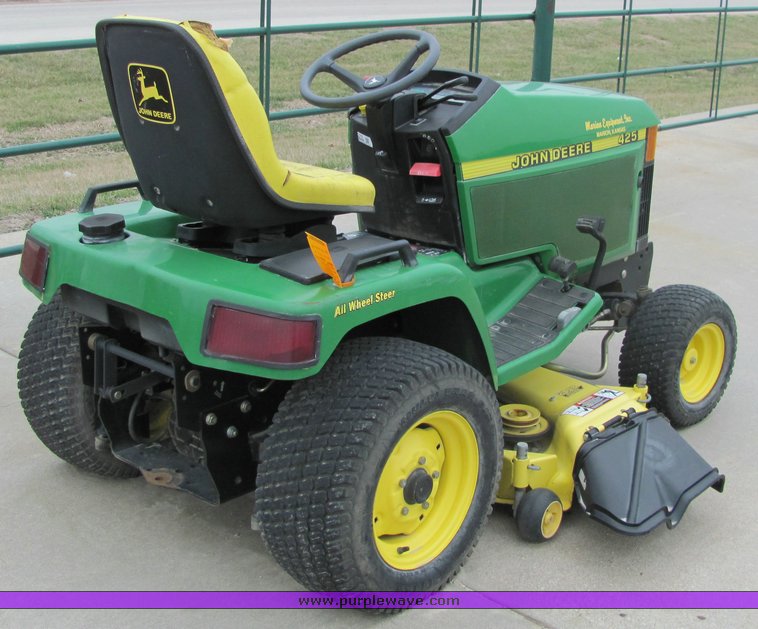 image for item 3319 John Deere 425 riding lawn mower