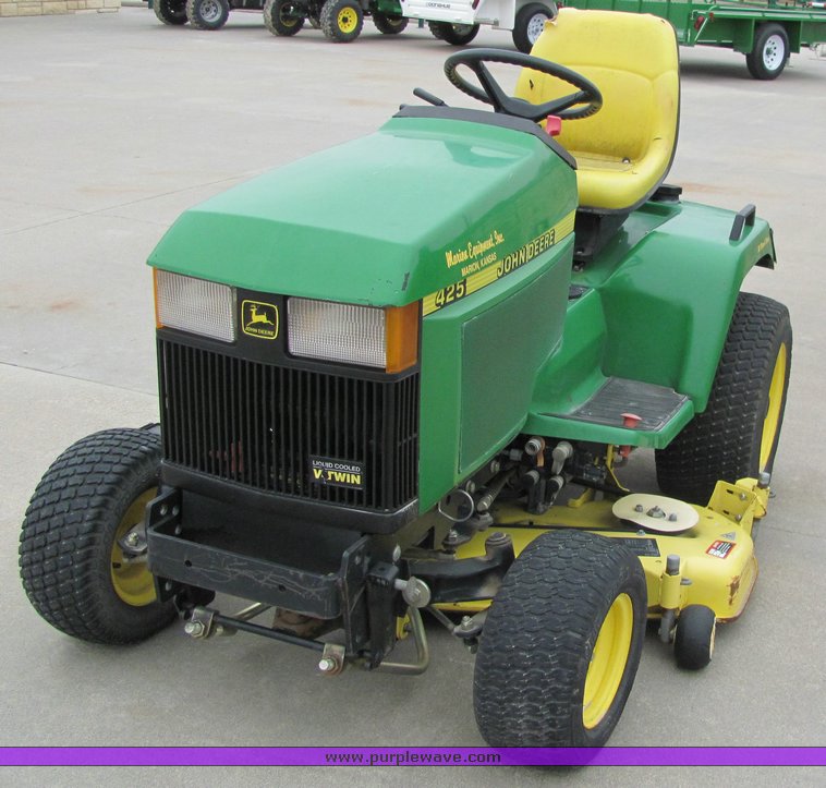 image for item 3319 John Deere 425 riding lawn mower