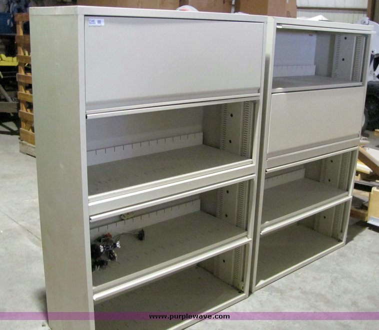 image for item 3346 (2) metal storage cabinets