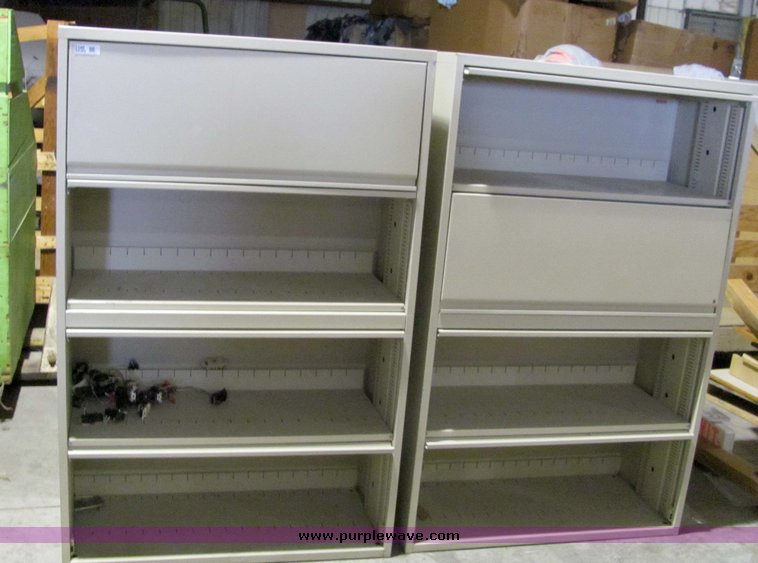 image for item 3346 (2) metal storage cabinets