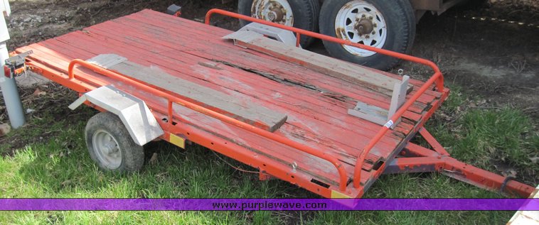 image for item 4594 Flat bed trailer