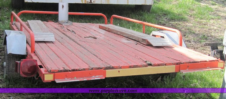 image for item 4594 Flat bed trailer