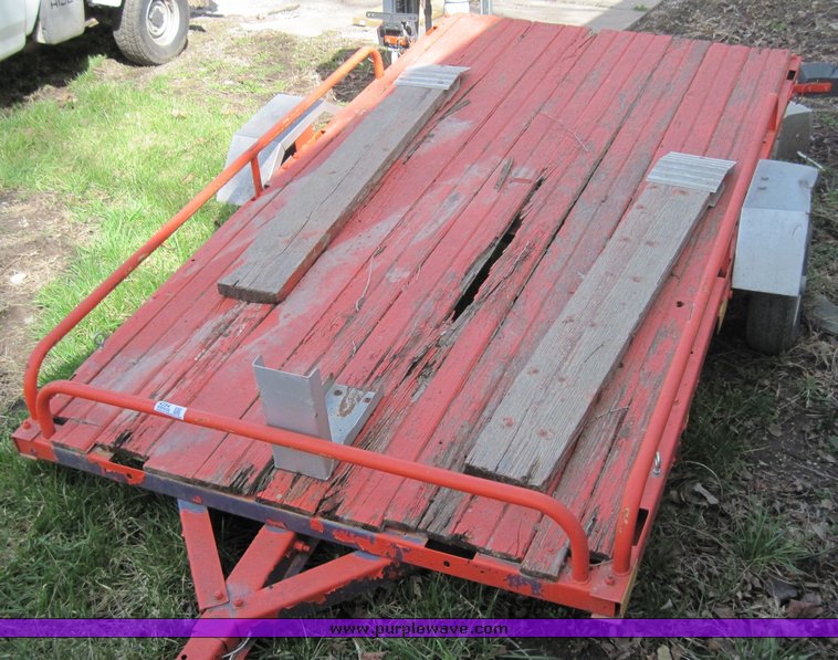 image for item 4594 Flat bed trailer