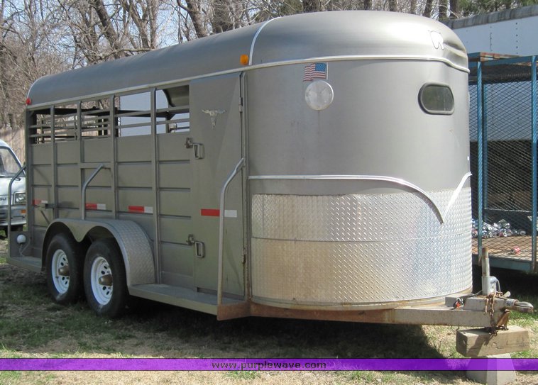 image for item 4596 2003 WW/Witzco stock trailer