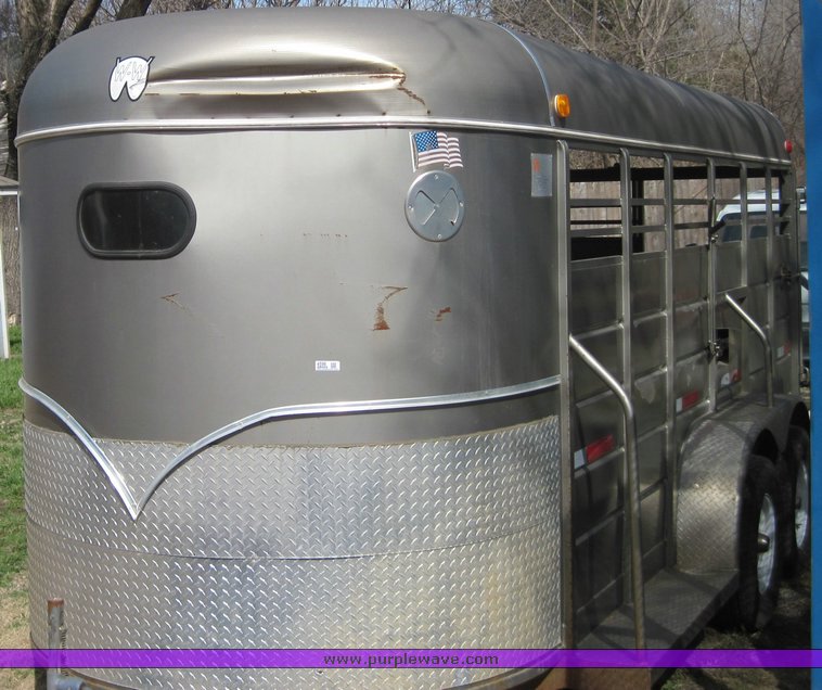 image for item 4596 2003 WW/Witzco stock trailer