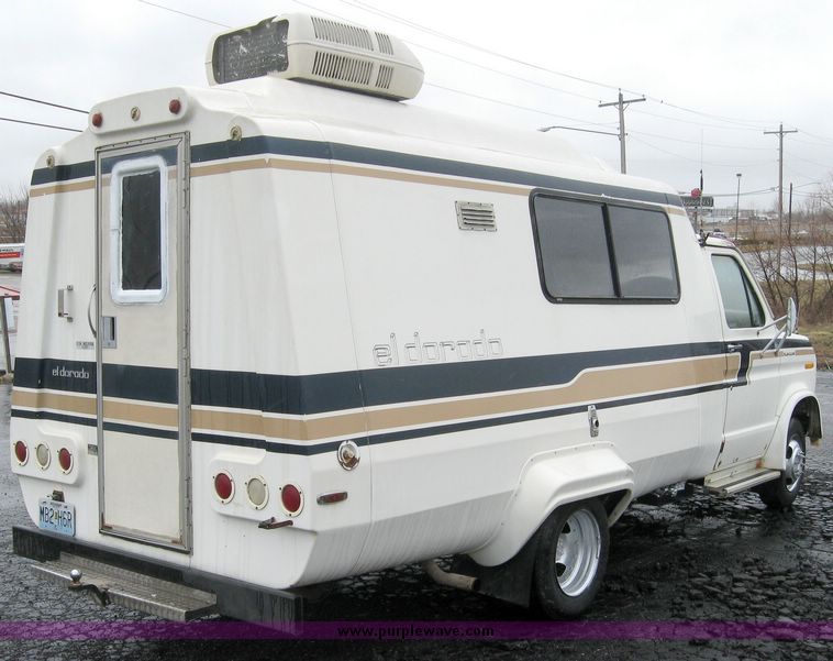 image for item 5585 1983 Ford E350 camper