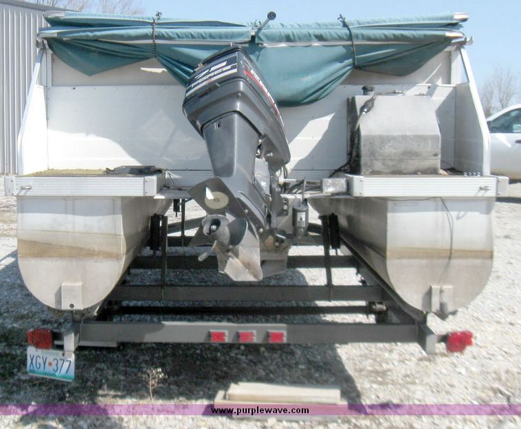 image for item 5703 1996 Pirate Generation II 20' pontoon boat