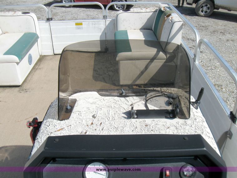 image for item 5703 1996 Pirate Generation II 20' pontoon boat