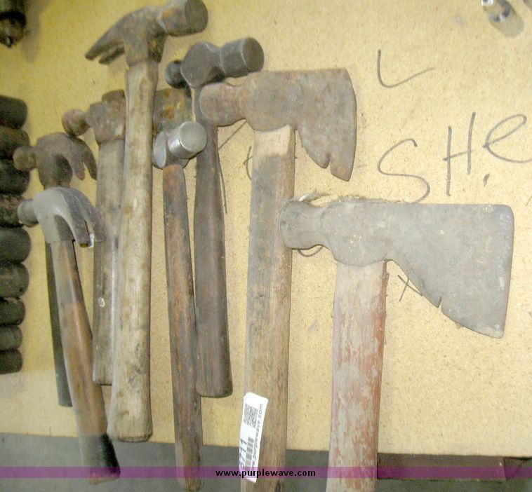 image for item 5711 (8) assorted hammers and hatchets