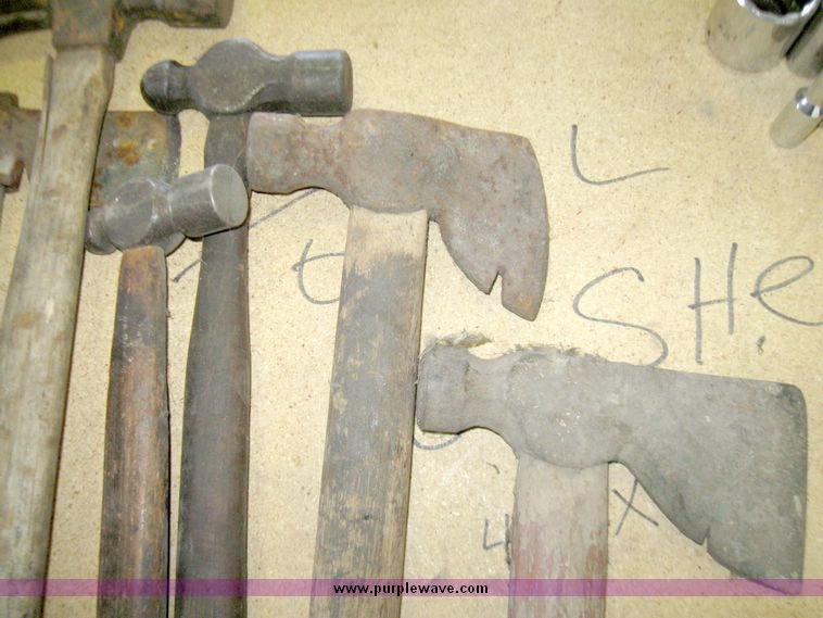 image for item 5711 (8) assorted hammers and hatchets
