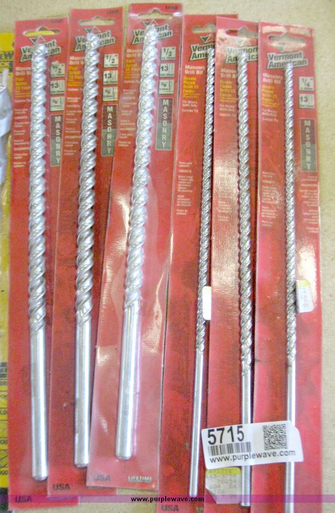 image for item 5715 (8) masonry bits