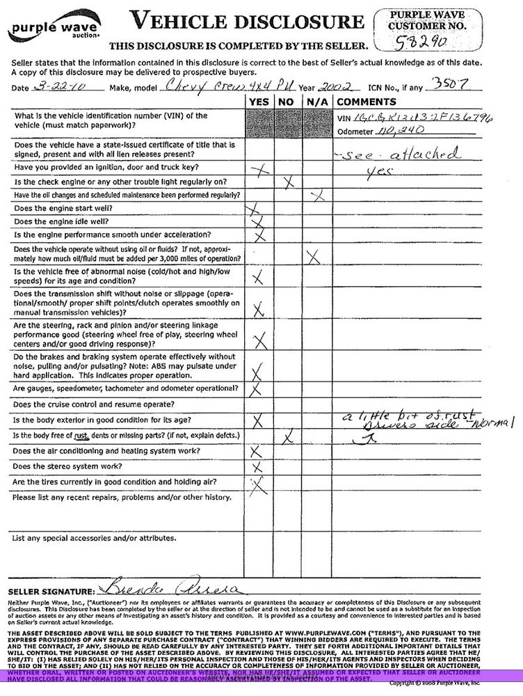 image for item 3507 2002 Chevrolet C1500HD