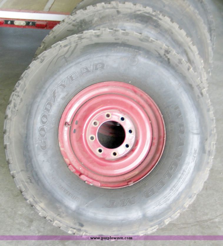 image for item 1000 (4) Goodyear Wrangler MT hummer tires and wheels